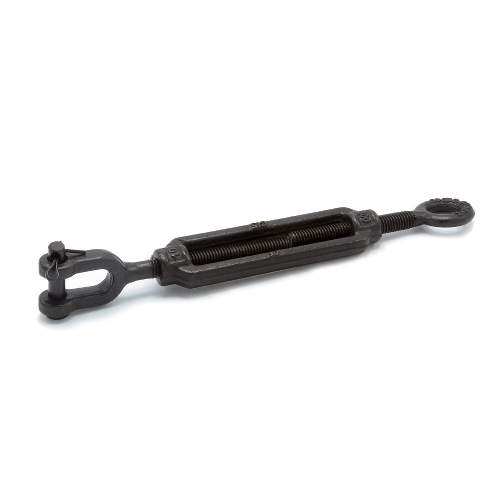 BLACK TURNBUCKLES OPEN BODY M-10  - 1