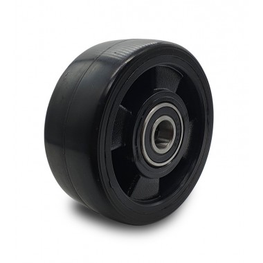 BLACK WHEEL OF 100MM  - 1