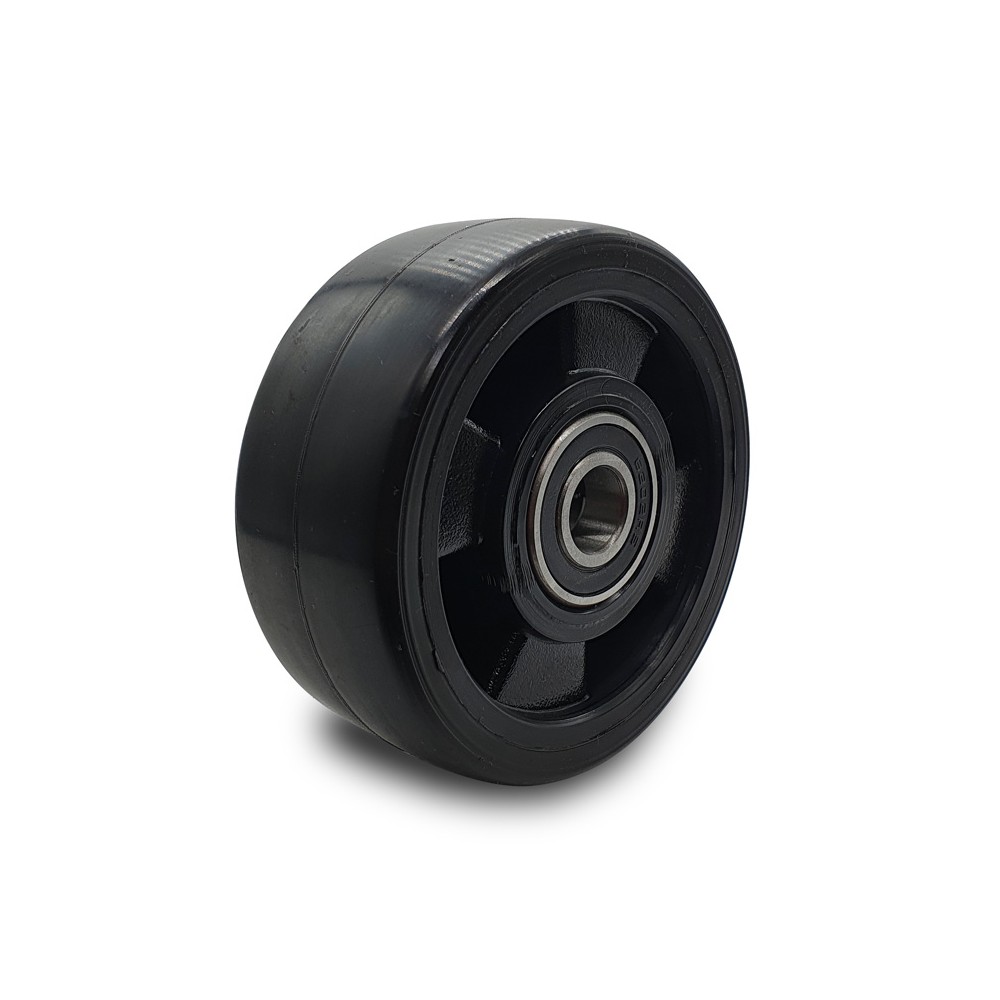 BLACK WHEEL OF 100MM  - 1