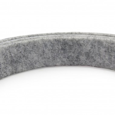 ADHESIVE FELT OF 20MM - GRAY - 25MT ROLL  - 2