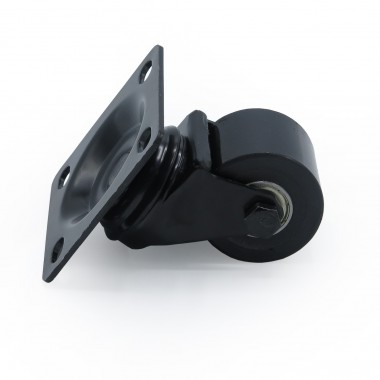 BLACK WHEEL SWIVEL HOUSING OF 50 MM  - 1