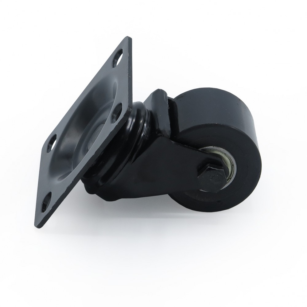 BLACK WHEEL SWIVEL HOUSING OF 50 MM  - 1