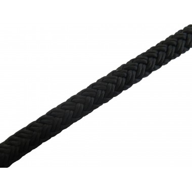 PACK OF 30M BLACK ROPE FLAME RETARDANT OF 12 MM  - 1