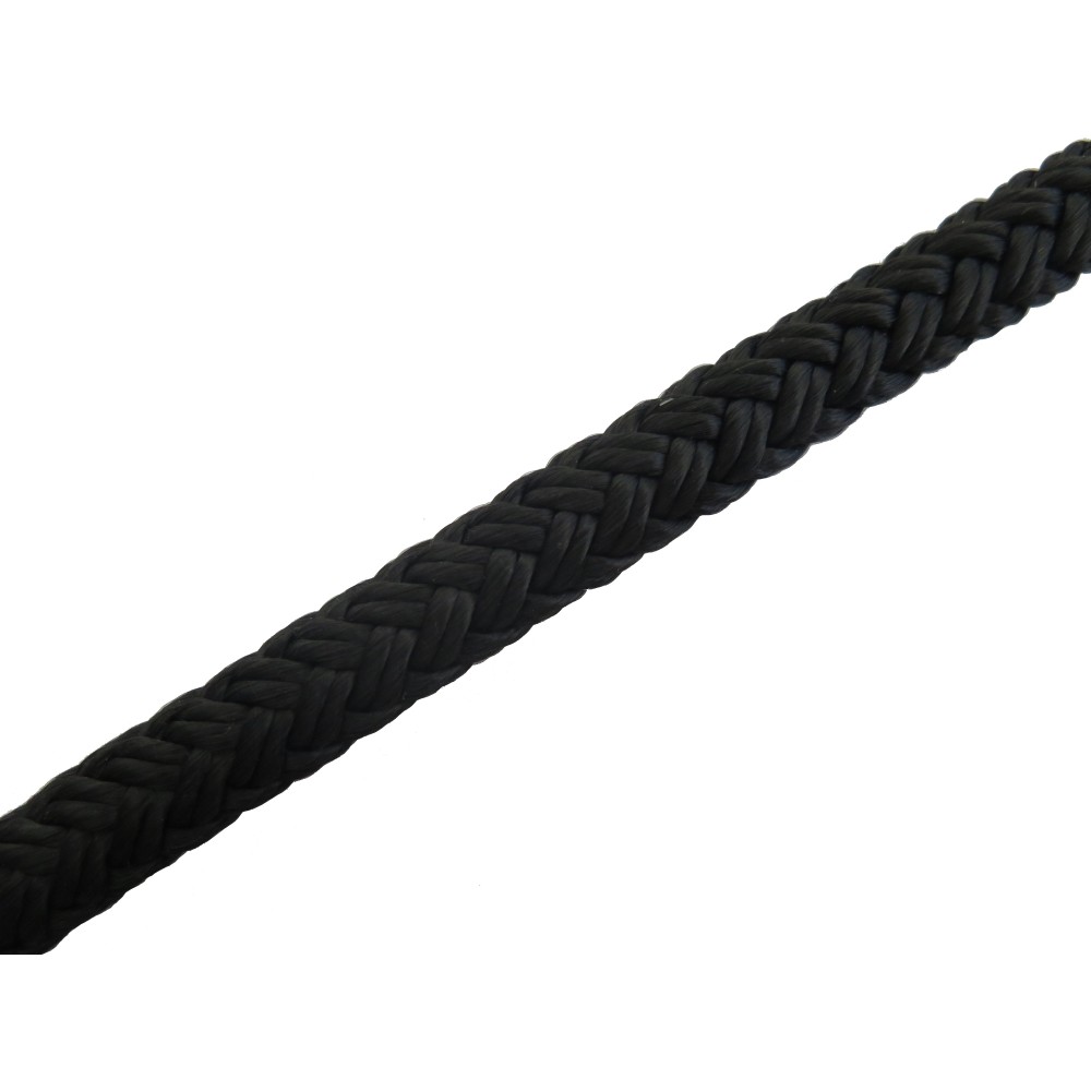 PACK OF 30M BLACK ROPE FLAME RETARDANT OF 12 MM  - 1