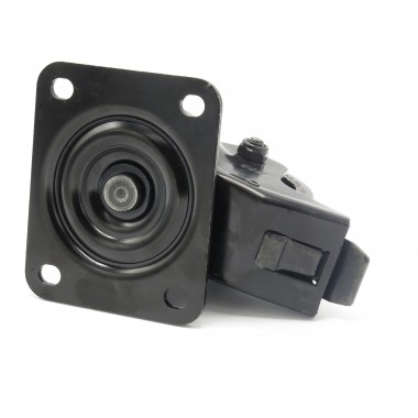 BLACK WHEEL SWIVEL HOUSING OF 100 MM  - 3