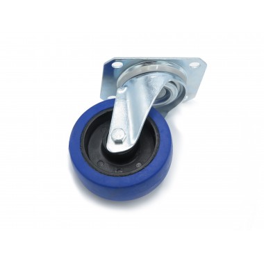 BLUE WHEEL SWIVEL HOUSING OF 100 MM  - 1