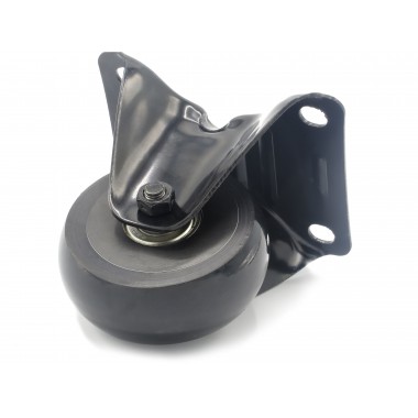 BLACK WHEEL FIXED HOUSING OF 80 MM  - 1