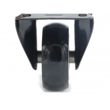 BLACK WHEEL FIXED HOUSING OF 80 MM  - 4