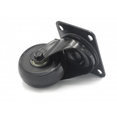 BLACK WHEEL SWIVEL HOUSING OF 80 MM  - 1