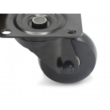 BLACK WHEEL SWIVEL HOUSING OF 80 MM  - 3