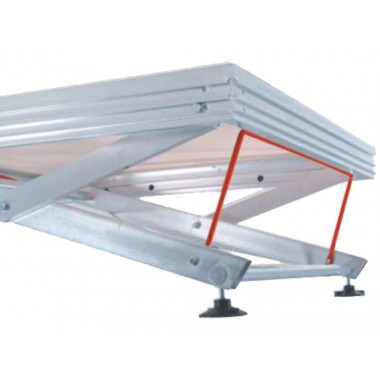 PLATAFORMA TIJERA ELEVABLE UNISTAGE PROFI AJUST.  - 4