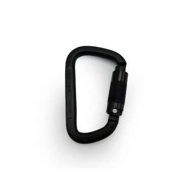 BLACK STEEL CARABINER 