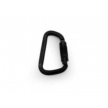 BLACK STEEL CARABINER 