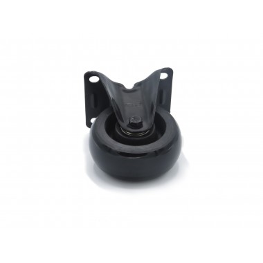 BLACK WHEEL FIXED HOUSING OF 100 MM  - 1