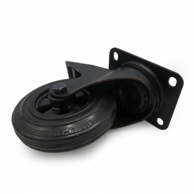 BLACK SWIVEL WHEEL OF 160MM  - 2