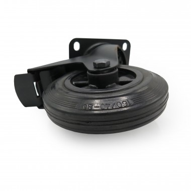 BLACK SWIVEL WHEEL OF 160MM  - 3