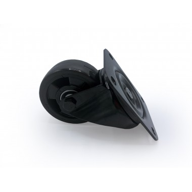 BLACK WHEEL SWIVEL HOUSING OF 100 MM  - 1