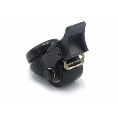 BLACK WHEEL SWIVEL HOUSING OF 33 MM  - 2