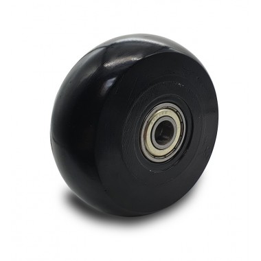 BLACK WHEEL OF 100 MM  - 1