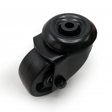 BLACK WHEEL SWIVEL HOUSING OF 100 MM  - 2