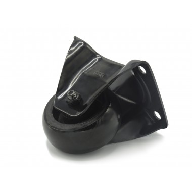 BLACK WHEEL FIXED HOUSING OF 100 MM