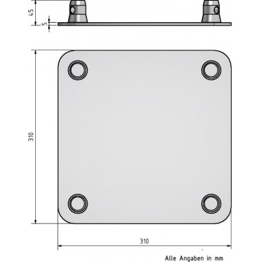 PLACA BASE NAXPRO-TRUSS FD 34