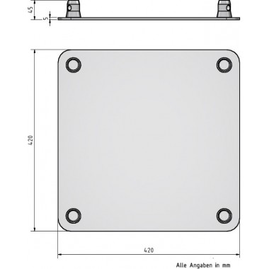 PLACA BASE NAXPRO-TRUSS FD 44