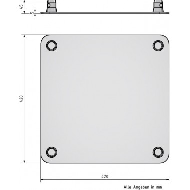 NAXPRO-TRUSS HD 44 BASE PLATE