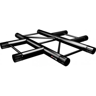 NAXPRO-TRUSS FD 22 C41H 90° 4 WAY CORNER BLACK