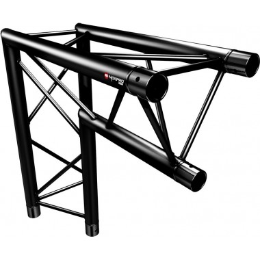 NAXPRO-TRUSS FD 23 C25 90° 2 WAY CORNER BLACK