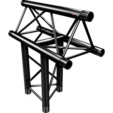 NAXPRO-TRUSS FD 23 C37 90° 3 WAY CORNER BLACK