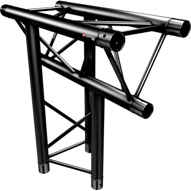 NAXPRO-TRUSS FD 23 C38 90° 3 WAY CORNER BLACK