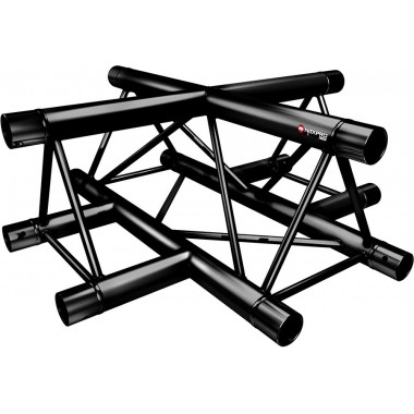 NAXPRO-TRUSS FD 23 C41 90° 4 WAY CORNER BLACK