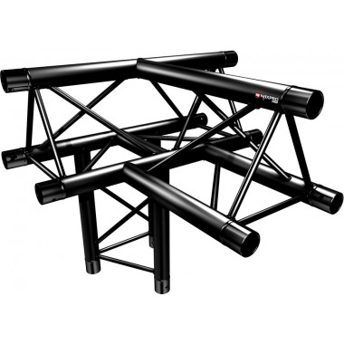 NAXPRO-TRUSS FD 23 C43 90° 4 WAY CORNER BLACK