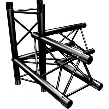 NAXPRO-TRUSS FD 23 C44 90° 4 WAY CORNER BLACK