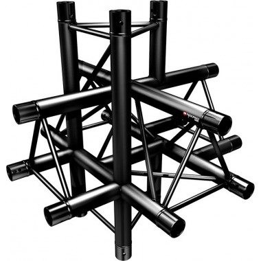 NAXPRO-TRUSS FD 23 C61 90° 6 WAY CORNER BLACK