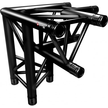 NAXPRO-TRUSS FD 33 C34 90° 3 WAY CORNER BLACK