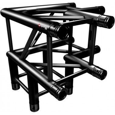 NAXPRO-TRUSS FD 34 - ÁNGULO DE 90° DE 3 VÍAS NEGRO