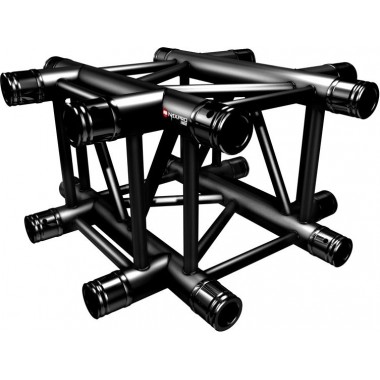 NAXPRO-TRUSS FD 34 - ÁNGULO DE 90° DE 4 VÍAS NEGRO