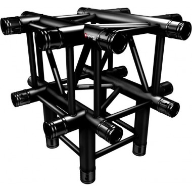 NAXPRO-TRUSS FD 34 - ÁNGULO DE 90° DE 5 VÍAS NEGRO