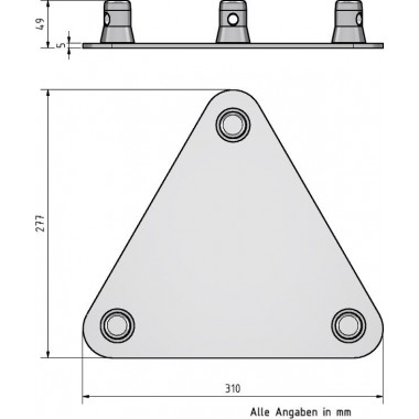 LITETRUSS X33D PLACA BASE