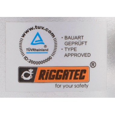 RIGGATEC HALFCOUPLER SMALL SILVER MAX. LOAD 100KG