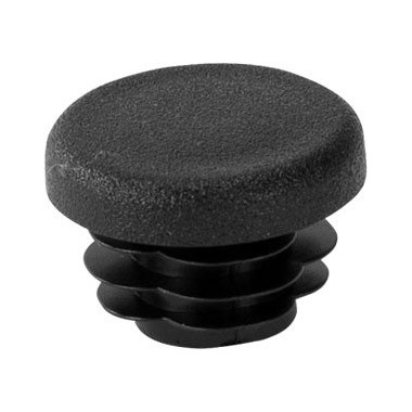 TAPÓN RIGGATEC NEGRO PARA TUBO REDONDO DE 25 X 3-5