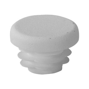 TAPÓN RIGGATEC BLANCO PARA TUBO REDONDO DE 25 X 3