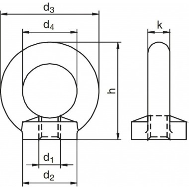 RIGGATEC RING NUT DIN 582 M8