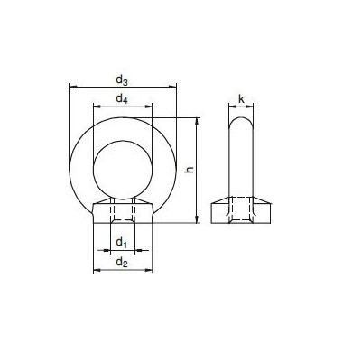 1PCS M6-M16 304 Stainless Steel Marine Lifting Eye Nut Ring Nut Thread Ring  Eyebolt Ring Hooking Nut Screw - AliExpress