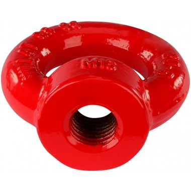 RIGGATEC HIGH-STENGTH RING NUT M16, RED 4,0 T