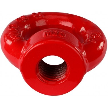 RIGGATEC HIGH-STENGTH RING NUT M20, RED 6,0 T