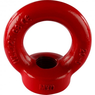 RIGGATEC HIGH-STENGTH RING NUT M30, RED 12,0 T