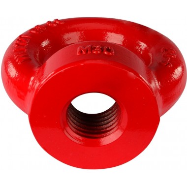 RIGGATEC HIGH-STENGTH RING NUT M30, RED 12,0 T